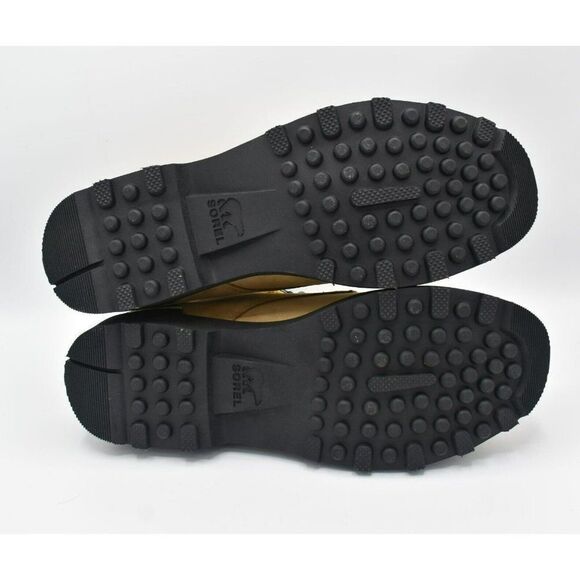 Sorel Mens Size 10.5 Caribou Six Waterproof Leather Tan Buff Rain Winter Boots - Picture 10 of 12